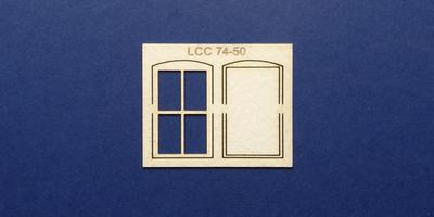 LCC 74-50 O gauge goods shed office window